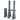 Two gray pipe sections are supported by stands for assembly or installation in a construction environment.